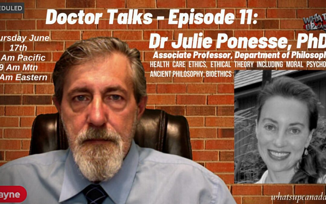 Doctor Talks #11: Dr Julie Ponesse, PhD. Department of Philosophy